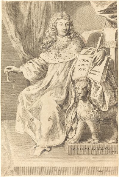 Louis XIV - Claude Mellan
