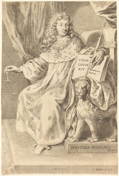 Louis XIV - Claude Mellan