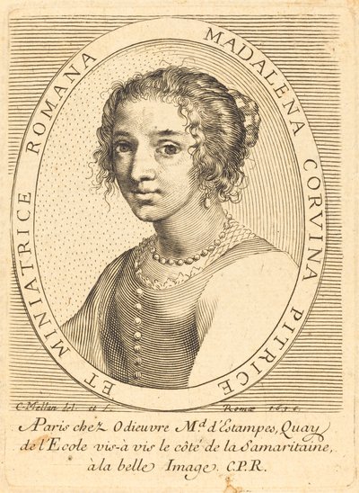 Maddalena Corvina - Claude Mellan