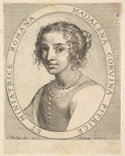 Maddalena Corvina - Claude Mellan