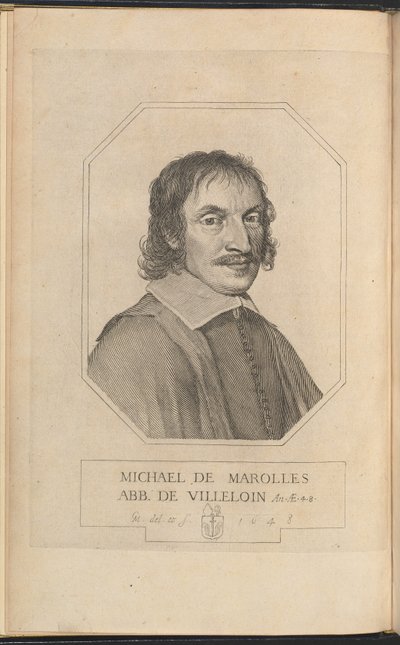 Michel de Marolles - Claude Mellan