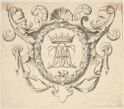 Monogramme Couronné - Claude Mellan