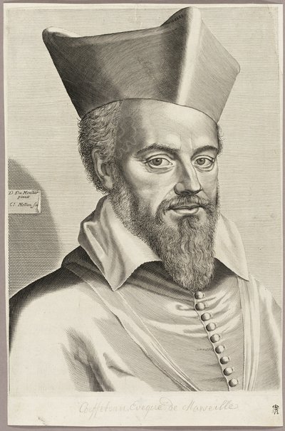 Nicolas Coeffeteau, évêque de Marseille - Claude Mellan