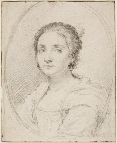 Portrait de Virginia de Vezzo da Velletri - Claude Mellan