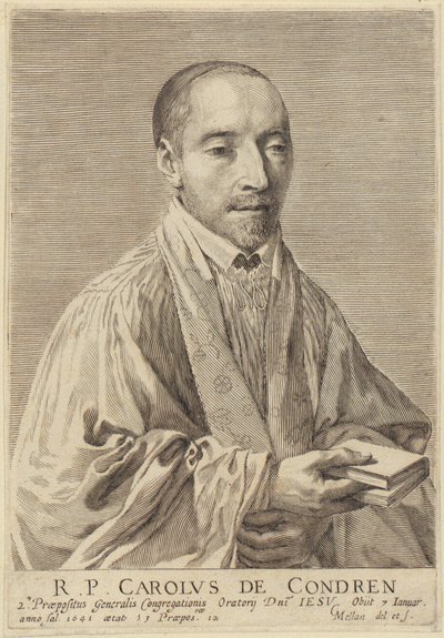 Portrait de Charles de Condren - Claude Mellan