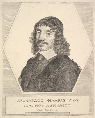 Portrait de Leonardos Philaras, 1651 - Claude Mellan