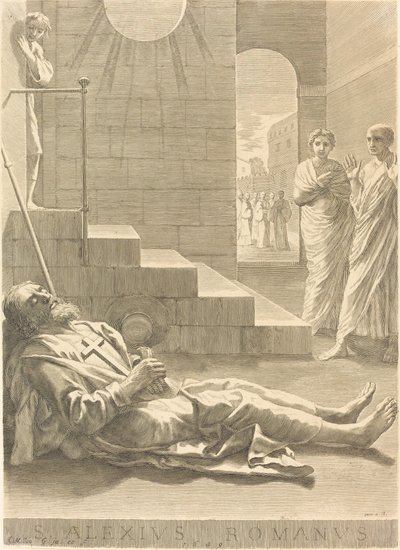 Saint Alexis - Claude Mellan