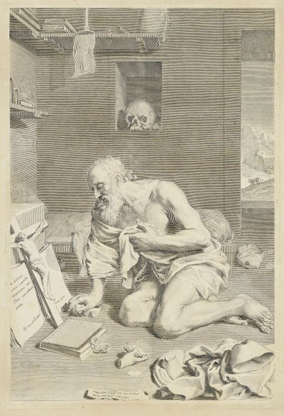 Saint Jérôme - Claude Mellan