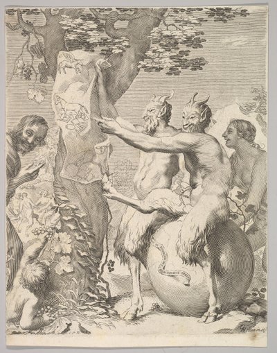 Satyres, avant 1645 - Claude Mellan