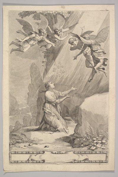 Page de titre pour François de Sales, Introduction à la vie dévote, 1641 - Claude Mellan