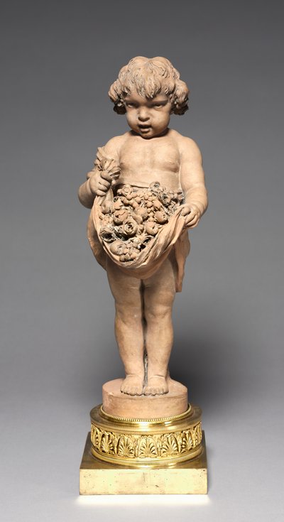 Enfant portant des fruits et des fleurs, 18e-début 19e siècle - Claude Michel Clodion