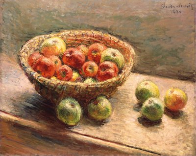 Le Panier de Pommes, 1880 - Claude Monet