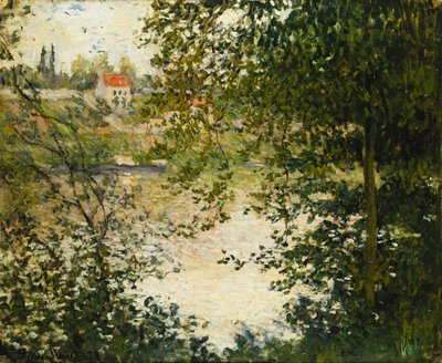 À Travers les Arbres, Île de la Grande Jatte, 1878 - Claude Monet