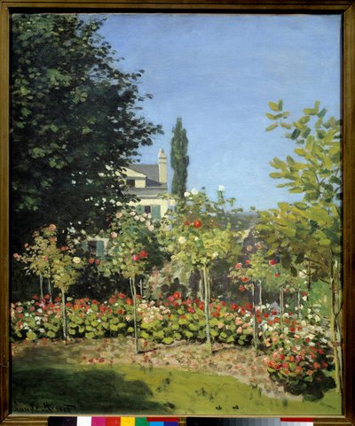 Un jardin fleuri à Sainte-Adresse - Claude Monet