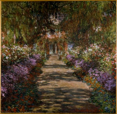 Allée dans le jardin de Giverny - Claude Monet