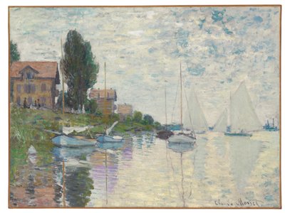 Au Petit-Gennevilliers, 1874 - Claude Monet