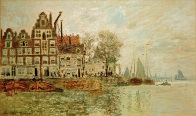 Vue sur Amsterdam - Claude Monet