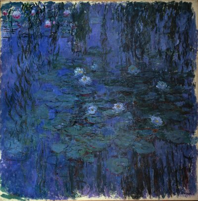 Nénuphar bleu - Claude Monet