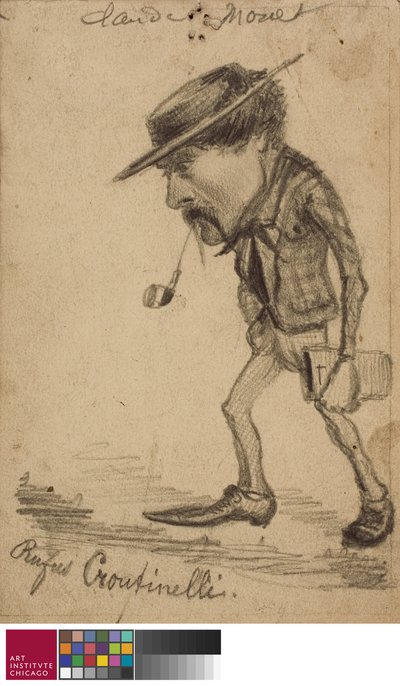 Caricature de Henri Cassinelli - Claude Monet