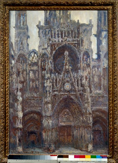 Cathédrale de Rouen, le portail, harmonie brune - Claude Monet