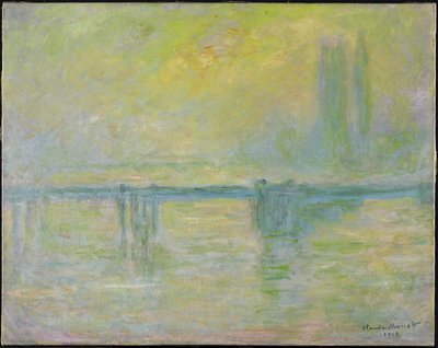 Pont de Charing Cross : Brouillard, 1902 - Claude Monet