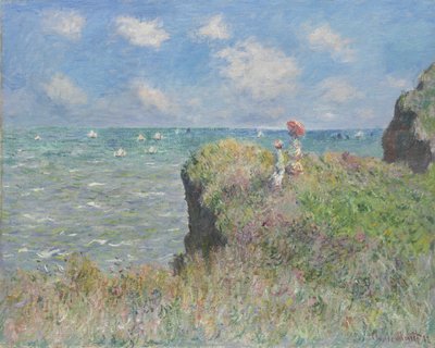 Promenade sur la falaise à Pourville, 1882 - Claude Monet