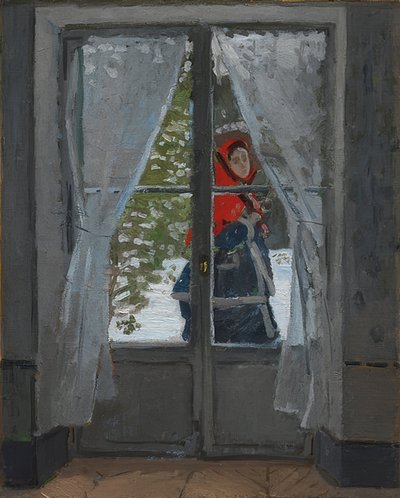 Le foulard rouge - Claude Monet