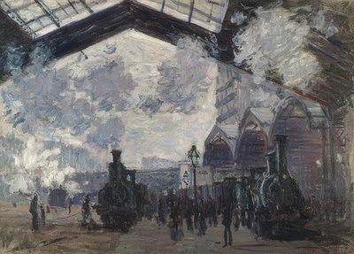 La gare Saint-Lazare - Claude Monet