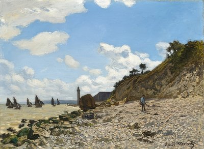 La plage de Honfleur - Claude Monet