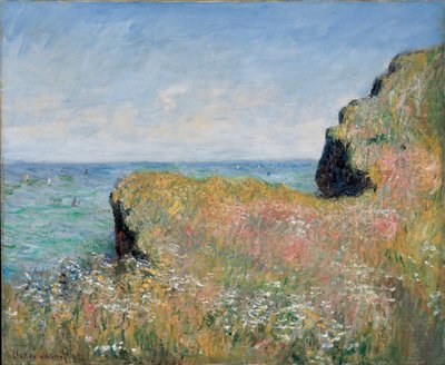 Le Bord de la Falaise, Pourville - Claude Monet