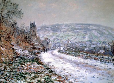 Entrée du village de Vétheuil en hiver - Claude Monet