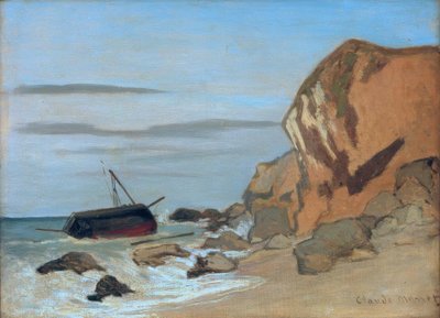 Falaise - Claude Monet