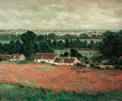 Champ de coquelicots, Giverny - Claude Monet