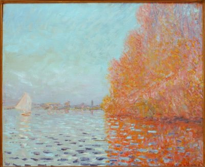 Paysage fluvial, automne - Claude Monet
