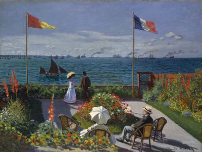 Jardin à Sainte-Adresse - Claude Monet