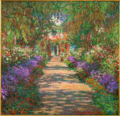 Jardin à Giverny - Claude Monet