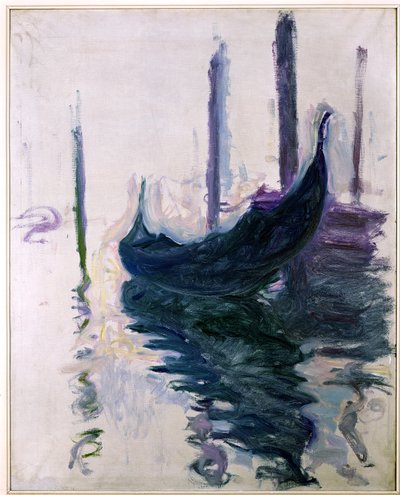 Gondoles à Venise, 1908 - Claude Monet