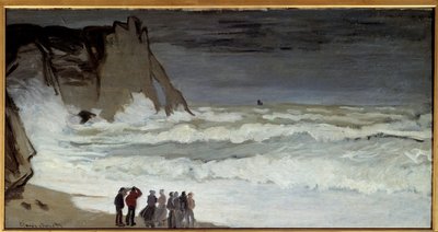 Grosse mer à Étretat - Claude Monet