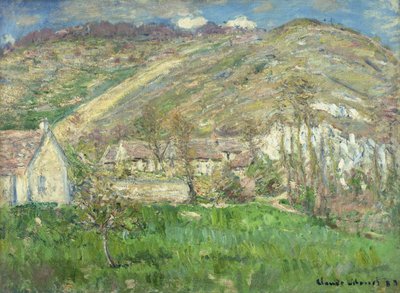 Hameau dans les falaises près de Giverny, 1885 - Claude Monet