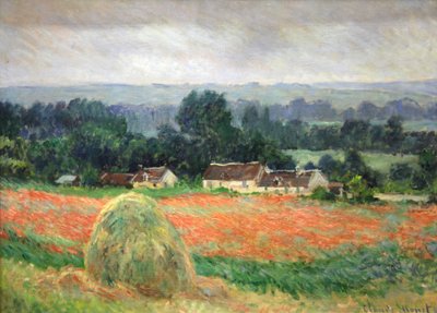 Meule de foin à Giverny, 1886 - Claude Monet