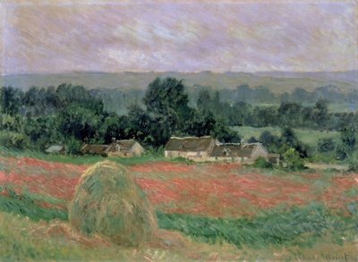 Meule de foin à Giverny, 1886 - Claude Monet