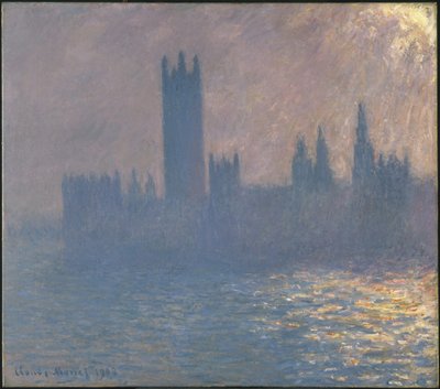 Houses of Parliament, effet de soleil, 1903 - Claude Monet