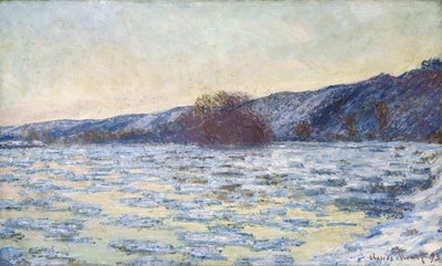 Les glaces au crépuscule, 1893 - Claude Monet