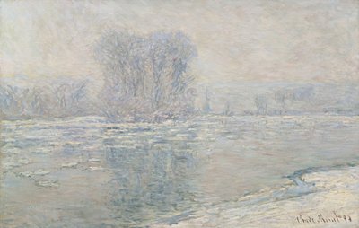 Glacons, effet blanc, 1893 - Claude Monet