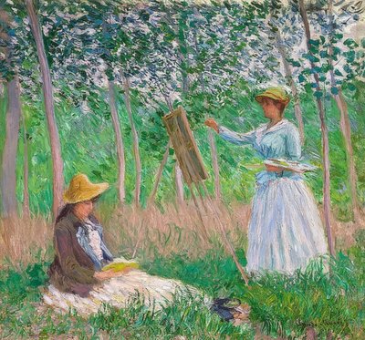 Dans le jardin de Giverny: Blanche Hoschedé à l
