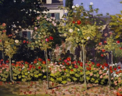 Jardin en fleurs - Claude Monet
