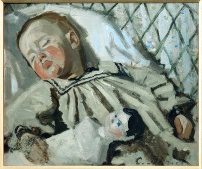 Jean Monet endormi - Claude Monet