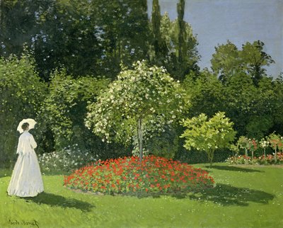 Jeanne Marie Lecadre dans le jardin - Claude Monet