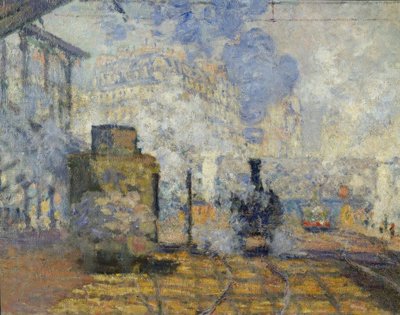La Gare Saint-Lazare - Claude Monet