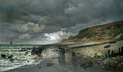 La Pointe de la Hève à marée basse - Claude Monet